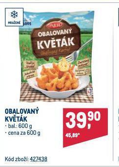 Makro Obalovaný květák nabídka