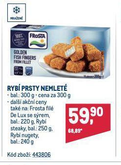 Makro Rybí prsty nemleté nabídka