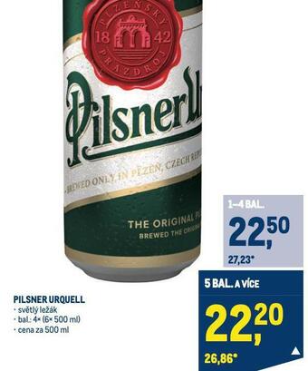 Makro Pivo pilsner urquell nabídka