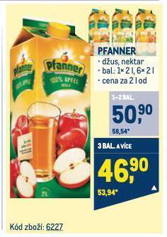 Makro Pfanner nabídka