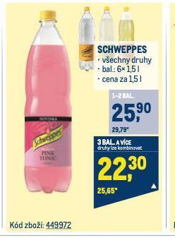 Makro Schweppes nabídka