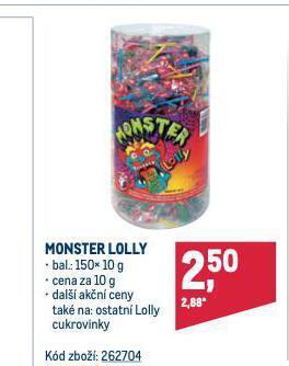 Makro Monster lolly nabídka