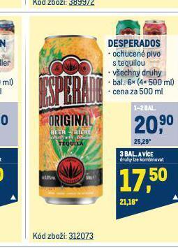 Makro Desperados nabídka