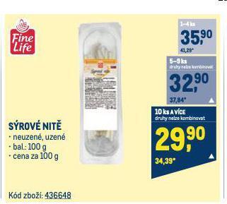 Makro Sýrové nitě nabídka