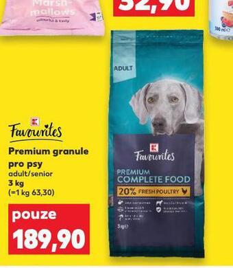 Kaufland Premium granule pro psy nabídka