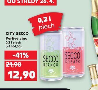 Kaufland City secco perlivé víno nabídka