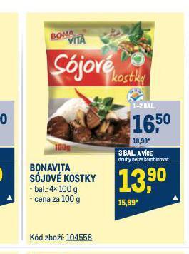 Makro Bonavita sójové kostky nabídka