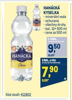 Makro Hanácká kyselka nabídka