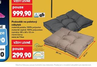 Kaufland Podsedák na paletový nábytek nabídka
