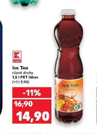 Kaufland Ice tea nabídka