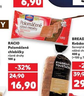 Kaufland Racio polomáčené chlebíčky nabídka