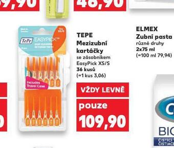 Kaufland Tepe mezizubní kartáčky nabídka