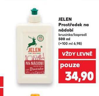 Kaufland Jelen prostředek na nádobí nabídka