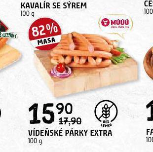 Terno Vídeňské párky extra nabídka