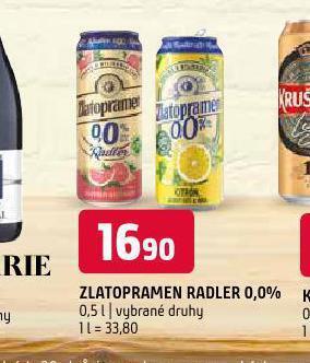 Terno Zlatopramen radler nabídka