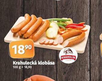 Coop Krahulecká klobása nabídka