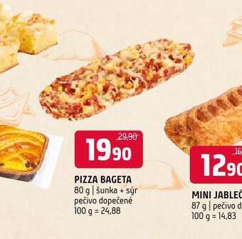 Terno Pizza bageta nabídka