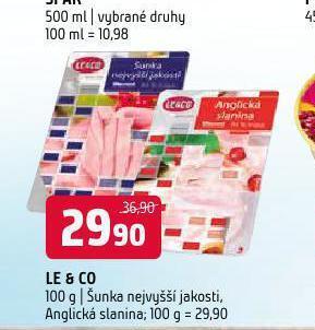 Terno Anglická slanina nabídka