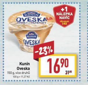 Billa Kunín oveska nabídka