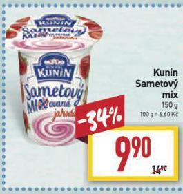 Billa Kunín sametový mix nabídka