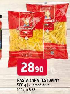 Terno Pasta zara těstoviny nabídka