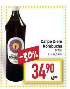 Billa Carpe diem kombucha nabídka