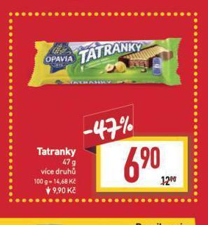 Billa Tatranky nabídka