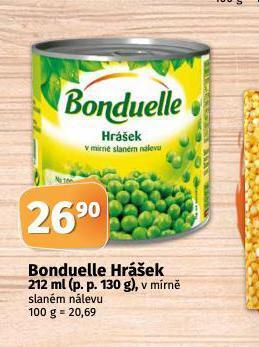 Coop Bonduelle hrášek nabídka