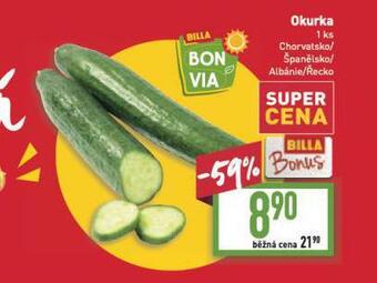 Billa Okurka nabídka