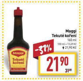 Billa Maggi tekuté koření nabídka