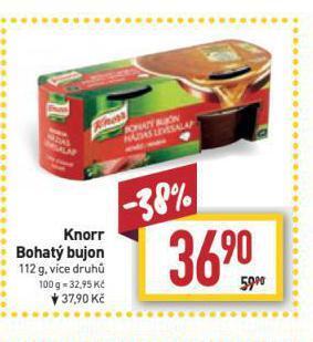 Billa Knorr bohatý bujón nabídka