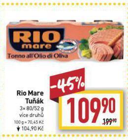 Billa Rio mare tuňák nabídka