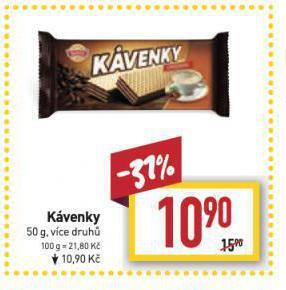 Billa Kávenky nabídka