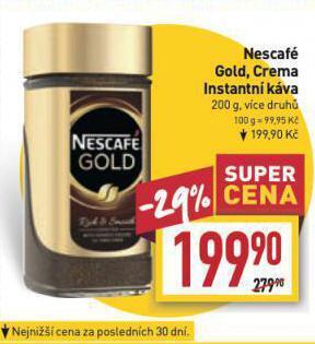 Billa Káva nescafé nabídka