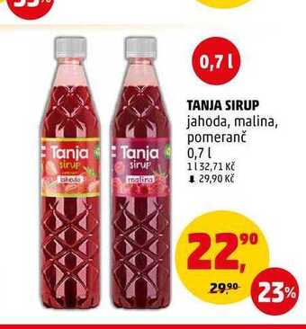 Penny Market Tanja sirup, 0,7 l nabídka
