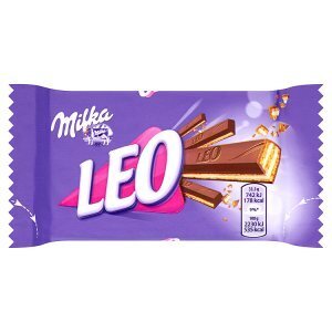 Penny Market Milka leo křupavé oplatky plněné krémovou náplní v mléčné čokoládě z alpského mléka 33,3g nabídka