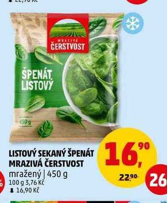 Penny Market Listový sekaný špenát mrazivá čerstvost, 450 g nabídka