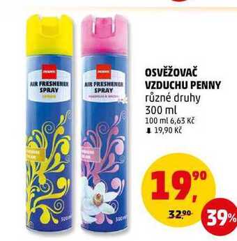 Penny Market Osvěžovač vzduchu penny, 300 ml nabídka
