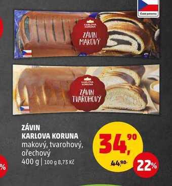 Penny Market Závin karlova koruna, 400 g nabídka