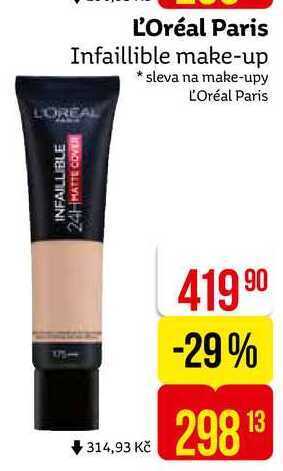 Teta L'oréal paris infaillible make-up nabídka
