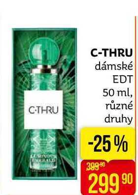 C-thru dámské edt 50 ml, různé druhy