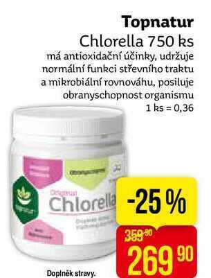 Teta Topnatur chlorella 750 ks nabídka