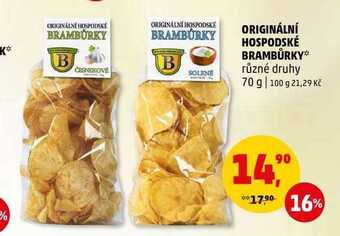 Penny Market Originální hospodské brambůrky, 70 g nabídka