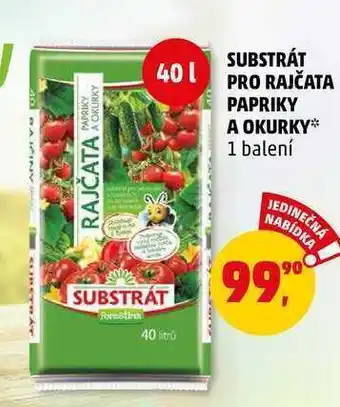 Penny Market Substrát pro rajčata, papriky a okurky, 40 l nabídka