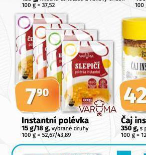 Coop Instantní polévka nabídka