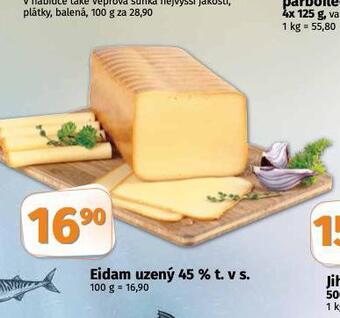 Coop Eidam uzený 45% nabídka