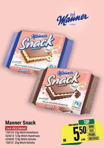 Tamda Foods Manner snack nabídka