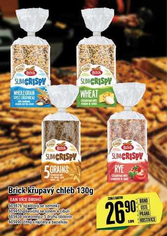 Tamda Foods Brick křupavý chléb 130 g nabídka