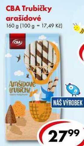 CBA Cba trubičky arašídové, 160 g nabídka