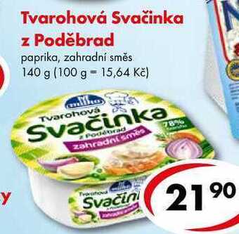 Tvarohová svačinka z poděbrad, 140 g